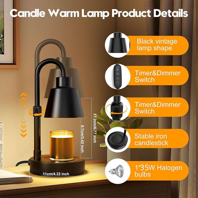 Retro Scandinavian Melt Wax Aromatherapy Table Lamp