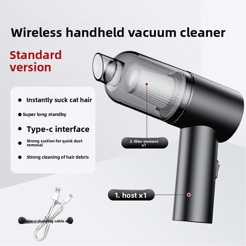 Portable Car Vacuum Cleaner with USB Charging